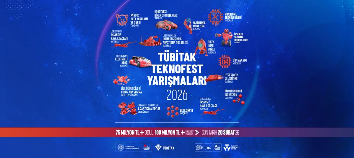 Teknofest 2026'nın Teknoloji Yarışmalarına Kayıt Süreci Açıldı