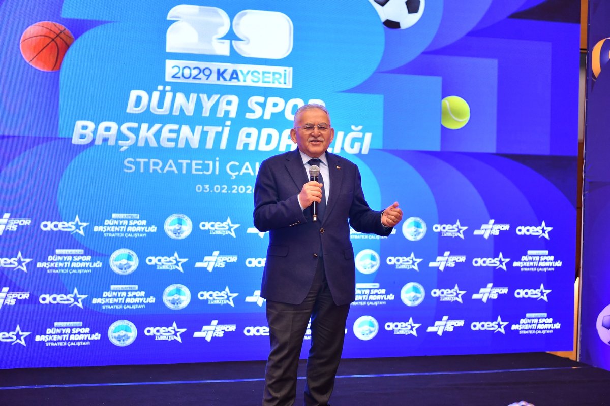Kayseri, 2029 Dünya Spor Başkenti İçin Büyükkılıç'ın Öncülüğünde