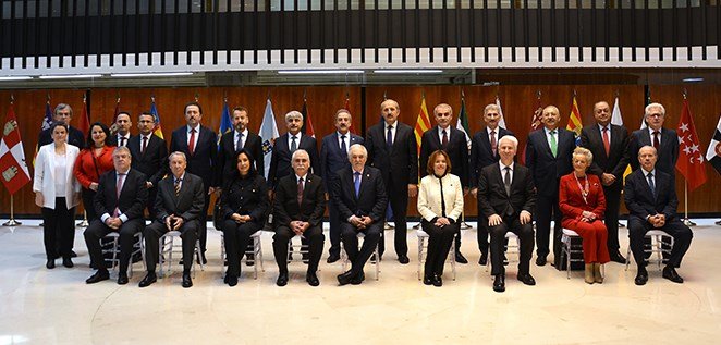 Anayasa Mahkemesi Lideri Kadir Özkaya İspanya’ya Çalışma Gezisi Yaptı