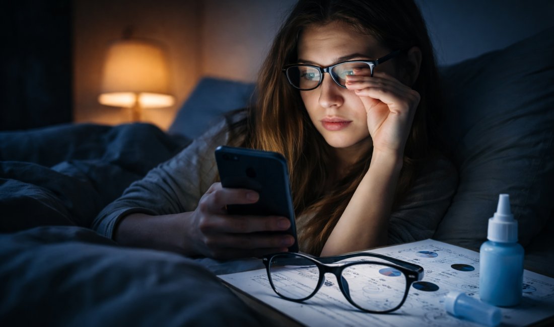 Telefon Kullanımında Kaçınılması Gereken Hata: 2050'de Gözlük Zorunluluğu!