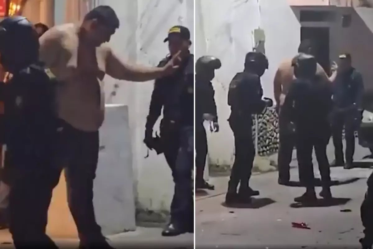 Etraftakiler, Saldırganı 9 Polis Zorlukla Yakalamayı Başardı