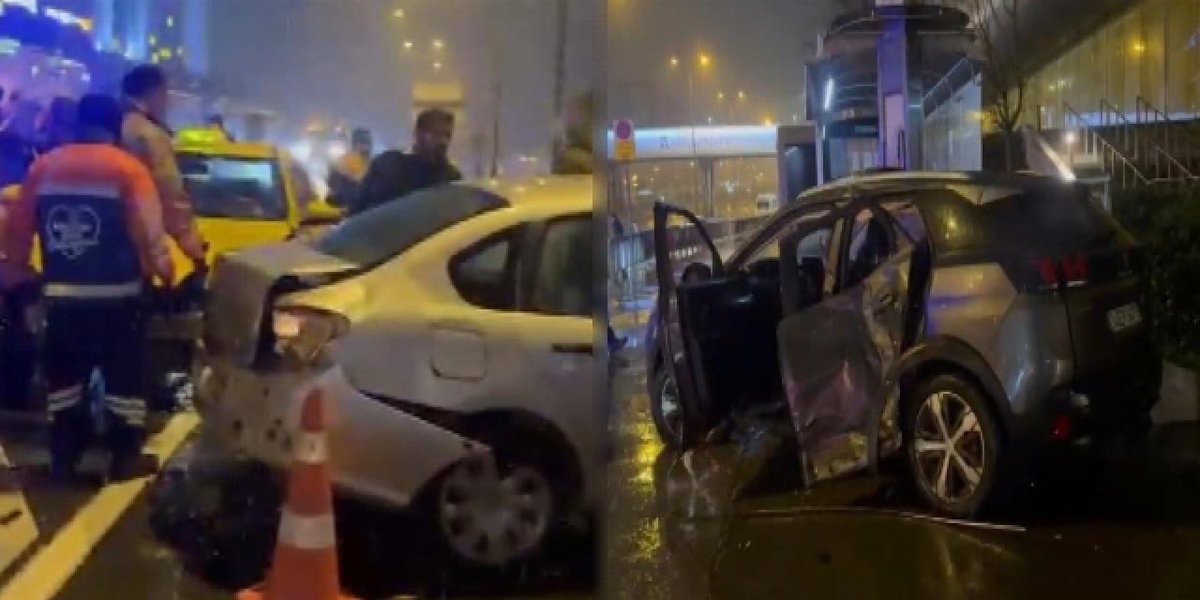 Beylikdüzü'nde Aynı Noktada İki Farklı Kaza Gerçekleşti