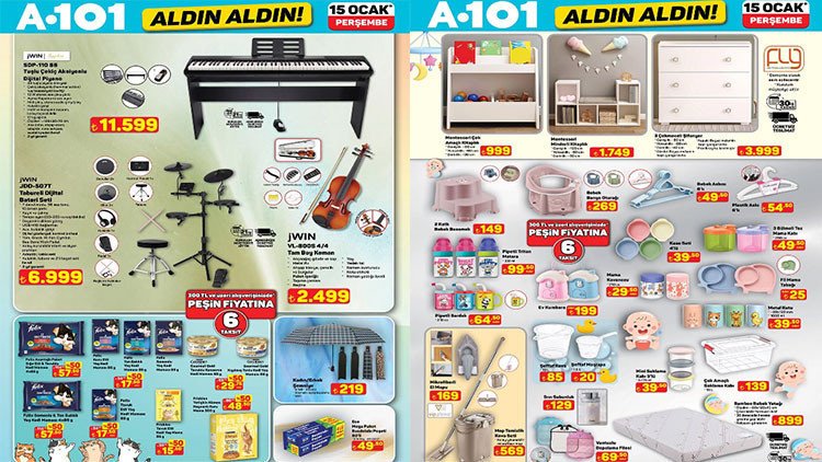 A101'in 15 Ocak 2026 Tarihli Aktüel Ürünler Listesi Neleri İçeriyor?