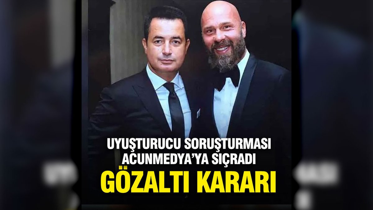 Uyuşturucu Baskını Acun Medya'ya Ulaştı Ve Şok Yarattı