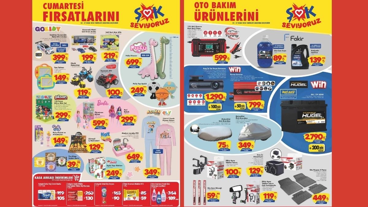 ŞOK'ta Yeni Oto Bakım Ürünleri 24 Ocak 2026'da Satışta!