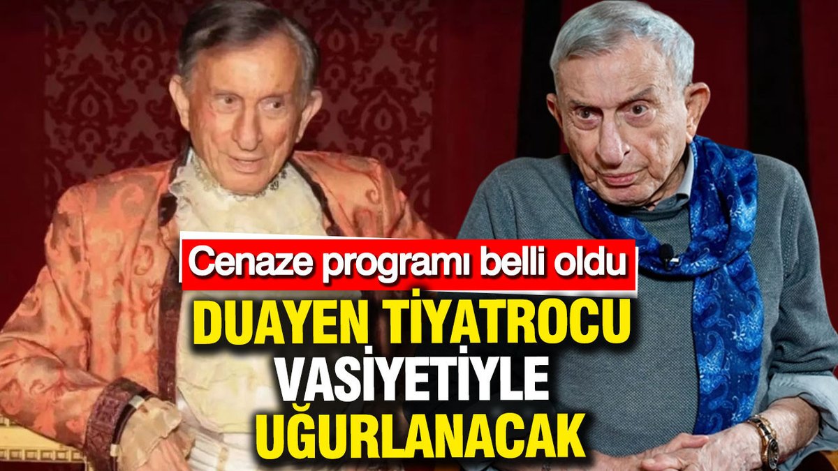 Türk Tiyatrosunun Usta İsimlerinden Haldun Dormen'in Cenazesi Duyuruldu