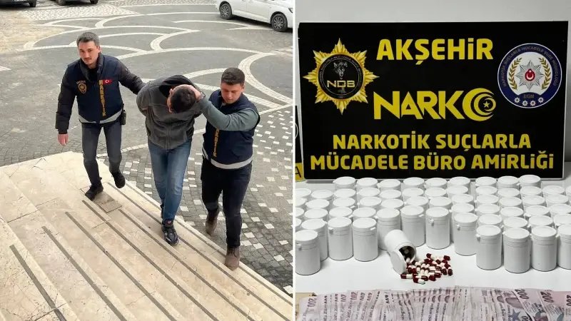 Konya'da Uyuşturucu Baskınında Gözaltına Alınan Şüpheli Tutuklandı