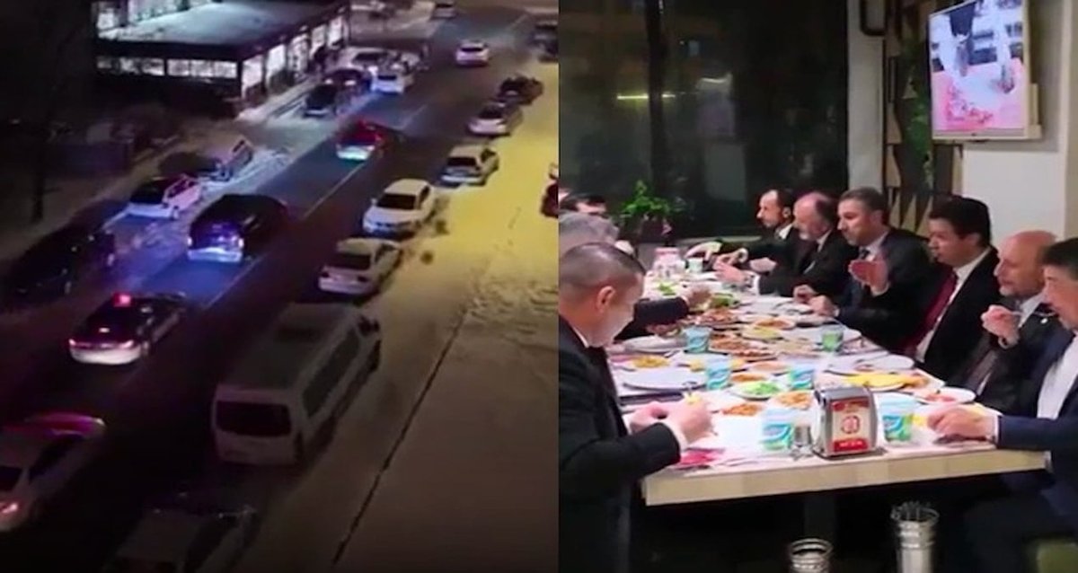 Genel Başkan Lüks Araçlarla Lezzetli Ciğer Sofrasına Oturdu