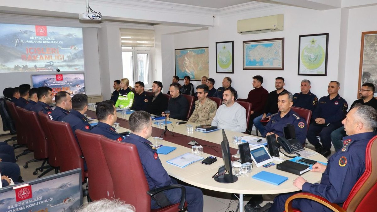 Bilecik'te 2025 Yılı Güvenlik Değerlendirme Toplantısı Gerçekleşti