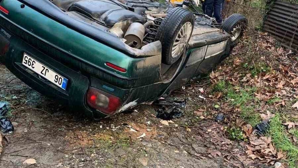 Kontrolden Çıkan Araç Devrildi: 1 Kişi Hayatını Kaybetti