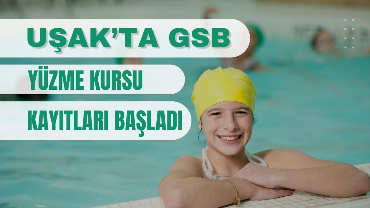 Uşak'ta Gençlik Ve Spor Bakanlığı Yüzme Eğitimi Kayıtları Açıldı