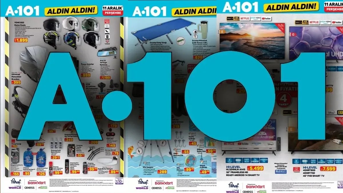 A101'de Yeni Haftanın Fırsatları! 29 Ocak Aktüel Ürünler Neler?