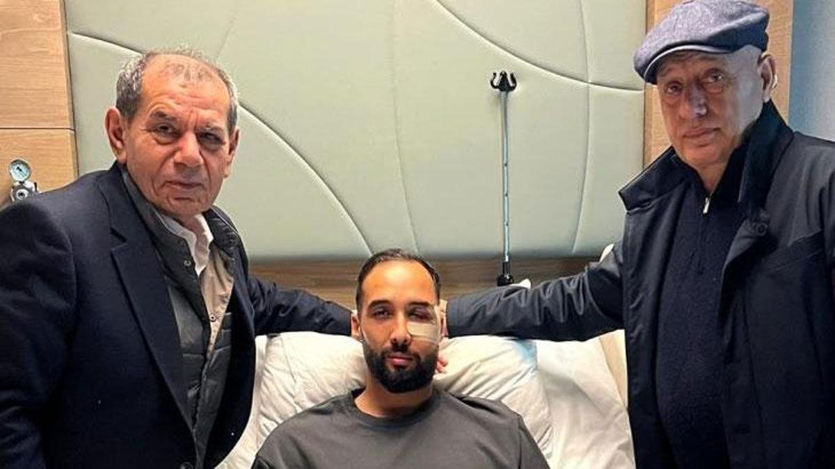 Galatasaray Başkanı Dursun Özbek, İsa Doğan'ı Hastanede Ziyaret Etti