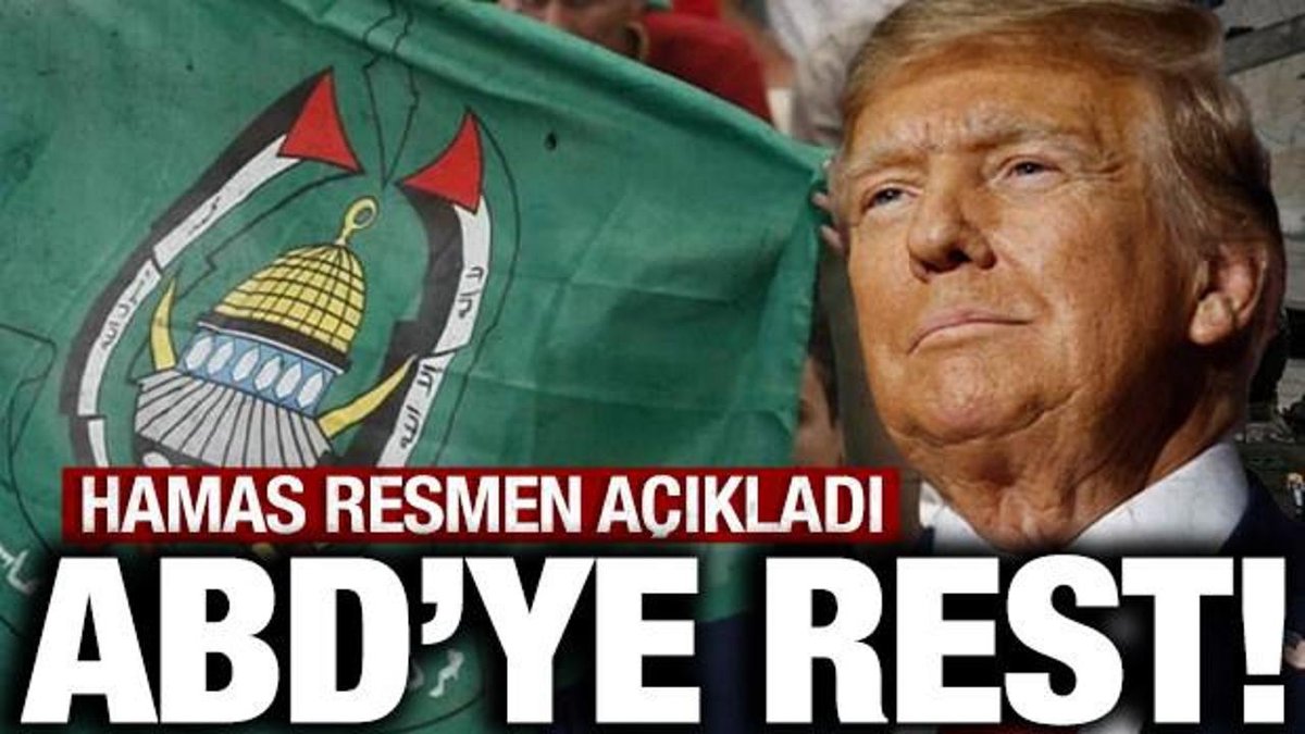 Hamas'tan ABD'ye Acil Uyarı: Teklifleri Reddedeceğiz!