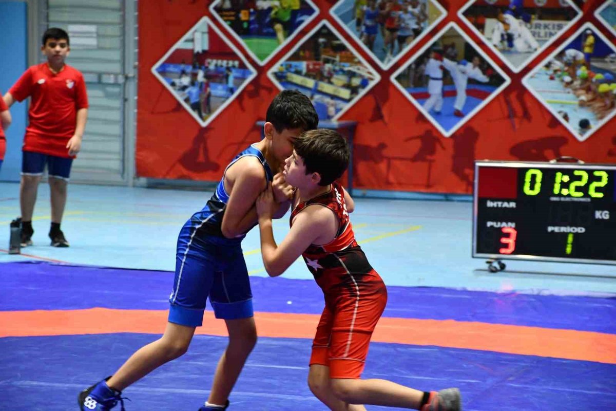 Okul Sporları Yıldızlar Güreş Turnuvası Sona Erdi