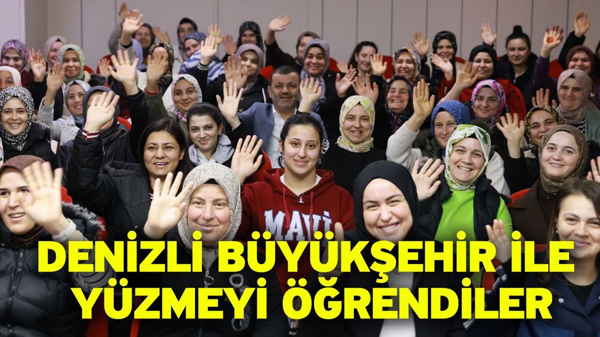 “Denizli’de Yüzme Bilmeyen Kadın Kalmayacak Projesi”
