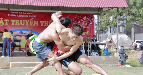 Da Phuc Kasabasında Geleneksel Güreş Festivali Coşkuyla Yapıldı