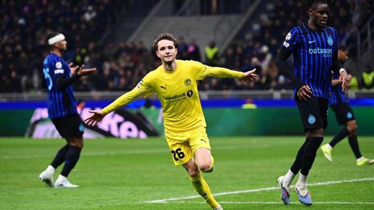 Vikingler San Siro'dan Ayrıldı! Devler Ligi'nde Şok Sonuç: İnter 1-2 Bodo/Glimt