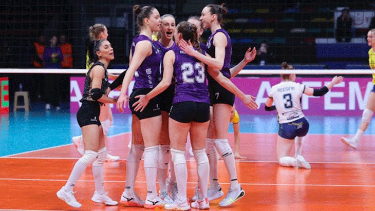 Zeren Spor, CEV Şampiyonlar Ligi'nde Dörtte Bir Finale Çıktı
