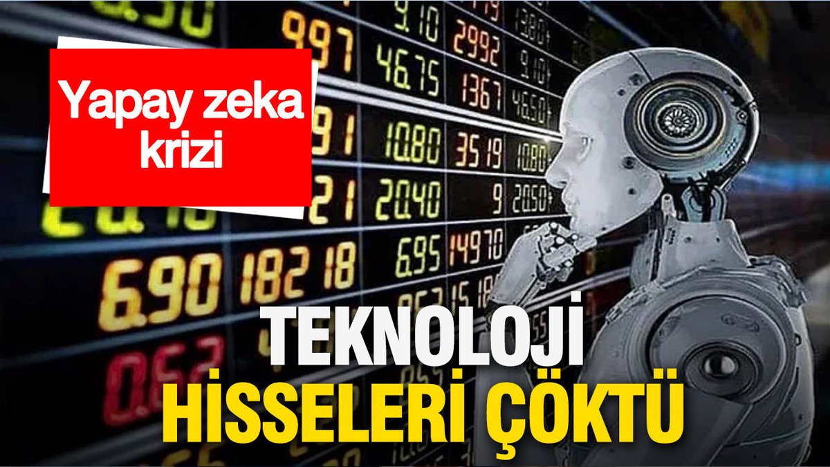 Yapay Zeka Krizi: Teknoloji Hisseleri Düşüş Yaşıyor