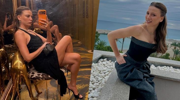 Paris'te 'Serenay Sarıkaya' Etkisi! Kırmızı Halıda Parladı