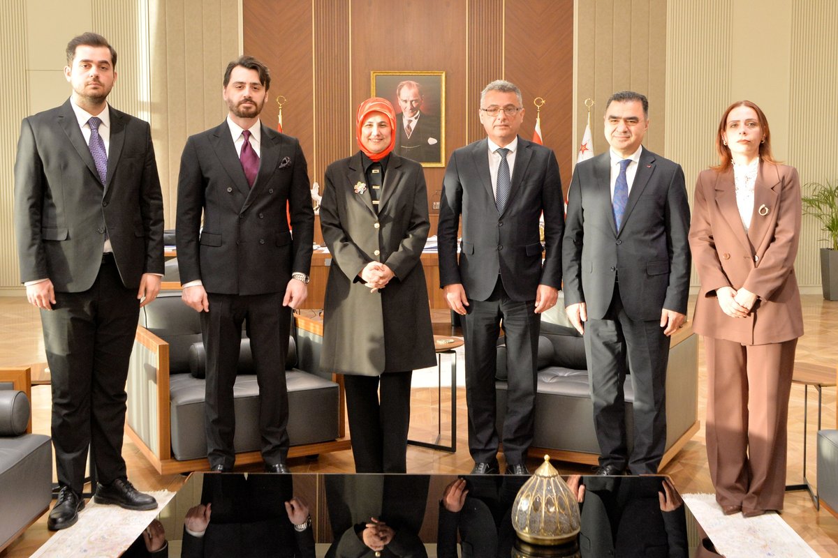 Cumhurbaşkanı Tufan Erhürman, Kızılay Lideri Meriç'i Karşıladı