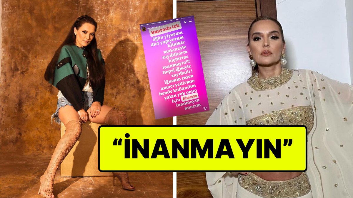 Demet Akalın, Diyetle Kilo Veren Ünlülere Yorumlarda Bulundu