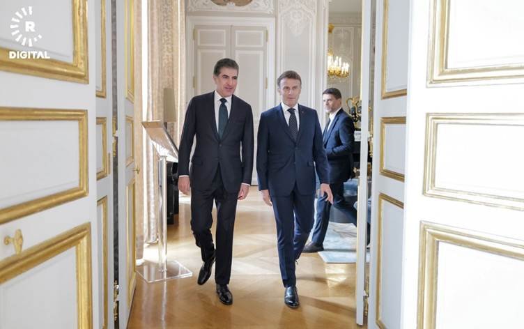 Fransa'nın Lideri Macron, Başkan Neçirvan Barzani'yi Aradı