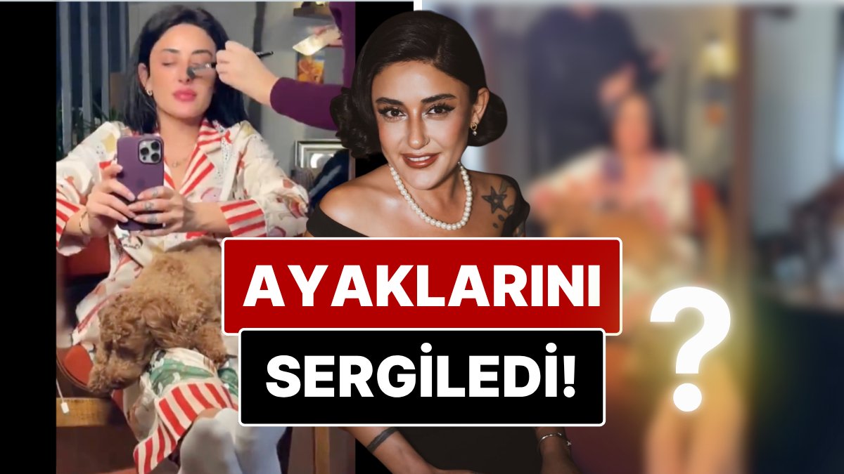 Melek Mosso'nun Abonelere Sunmuş Olduğu Ayak Görseli İlgi Uyandırdı!