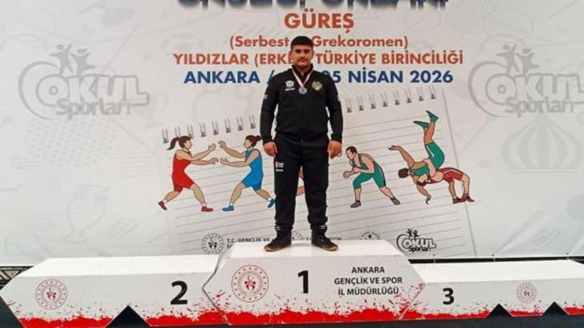 Manavgatlı Güreşçi Umut Altay, Türkiye İkinciliği Elde Etti
