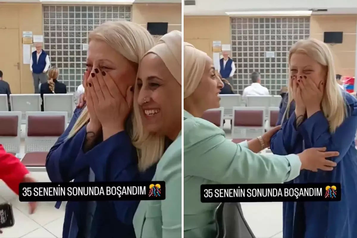 Zorla evlenip 35 yıl sonra boşanan kadının mutluluğu