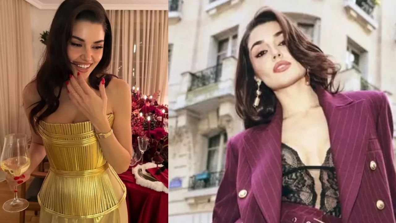 Hande Erçel’in Yılbaşı Kıyafeti Sosyal Medyayı Salladı