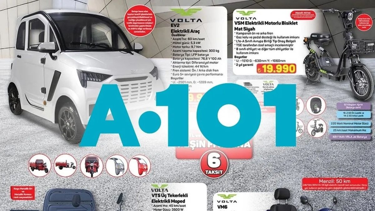 Market Zincirinden Elektrikli Araç Hamlesi: Volta EV2 329 Bin TL’den Satışa Çıkıyor