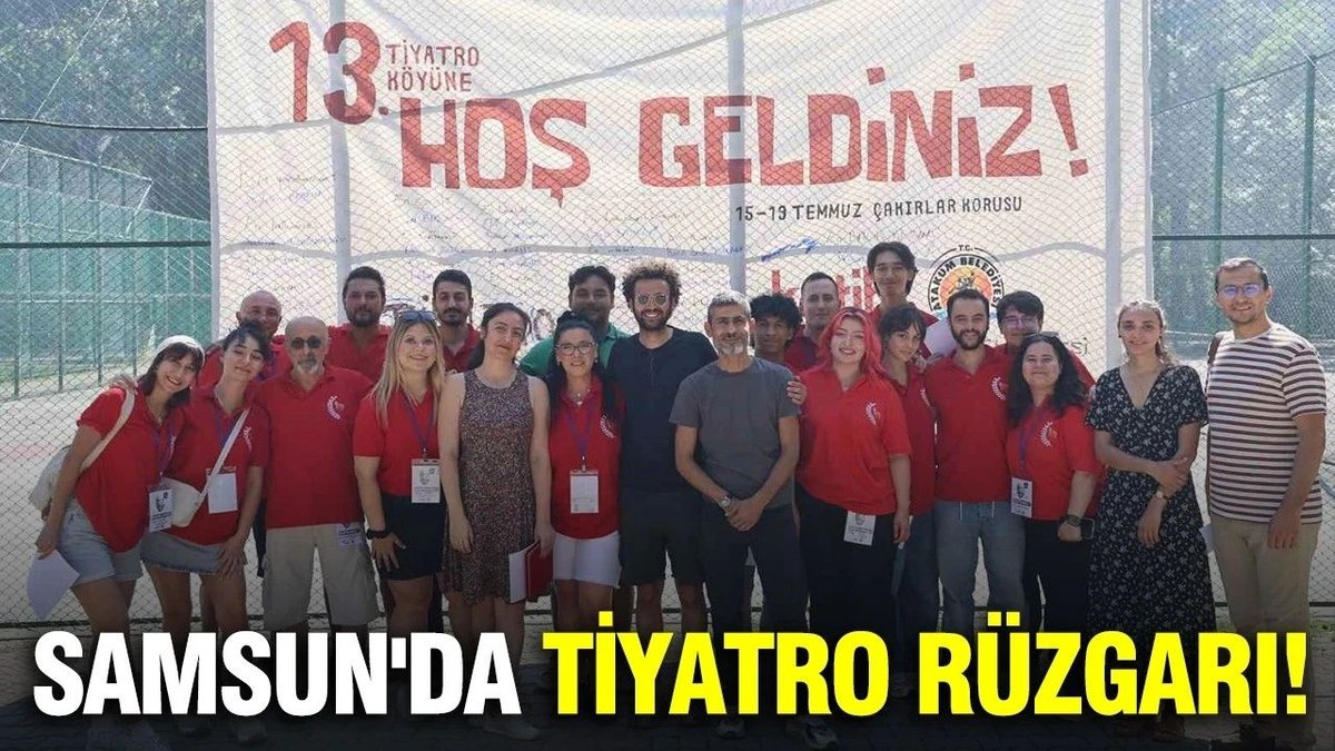 Samsunda Sanat Buluşması 100den Fazla Tiyatrocu Aynı Sahnede Buluştu