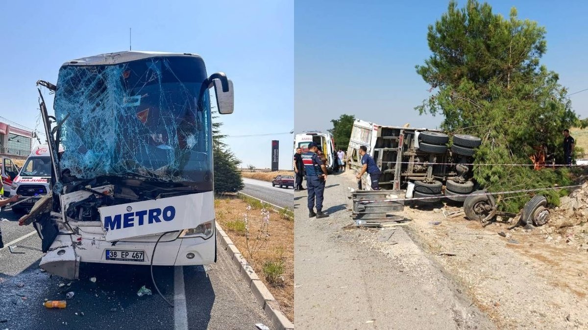 Metro firmasına ait iki otobüs kaza yaptı: 1 kişi yaşamını yitirdi, çok sayıda yaralı var