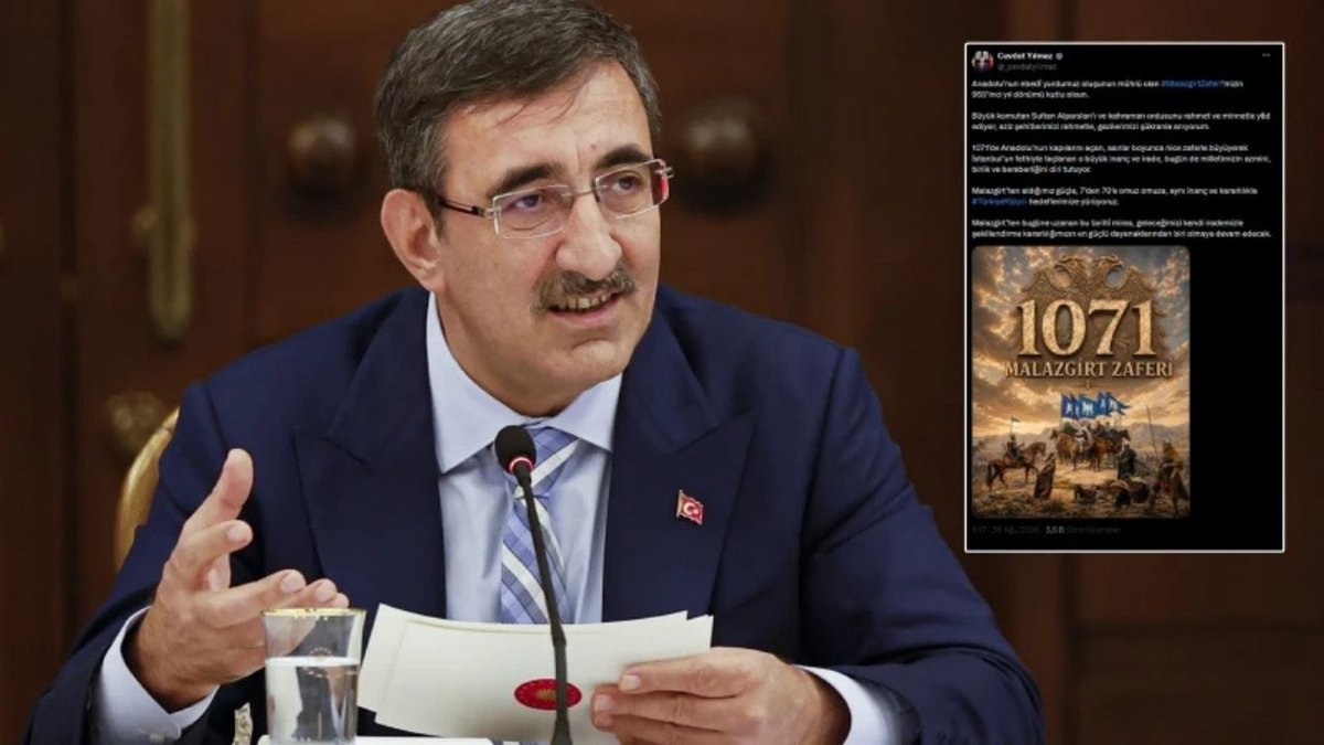 Cumhurbaşkanı Yardımcısı Yılmaz’dan Malazgirt Zaferi’nin 955. Yıl Dönümüne Mesaj