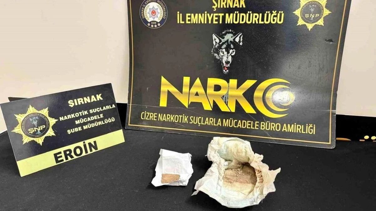 Şırnak’ta Narkotik Operasyonu: Çocuk Bezine Gizlenen Eroin Ele Geçirildi