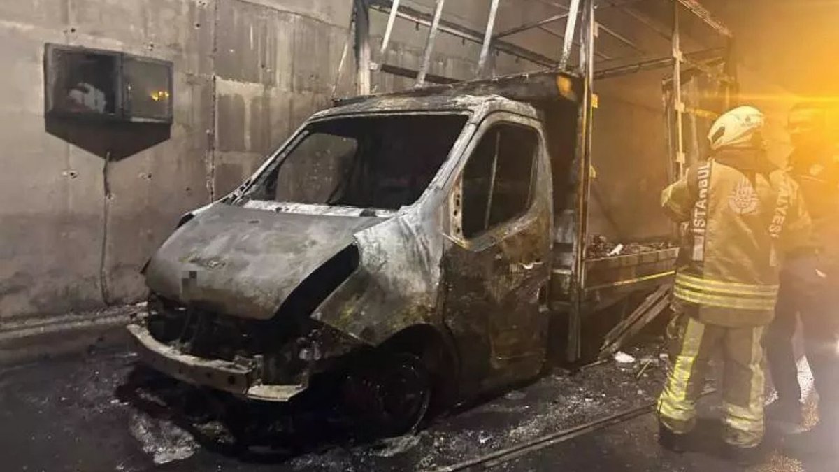 Sabiha Gökçen Havalimanı’nda Yangın Panik Yarattı: 2. Pist Altındaki Tünelde Kamyonet Yandı