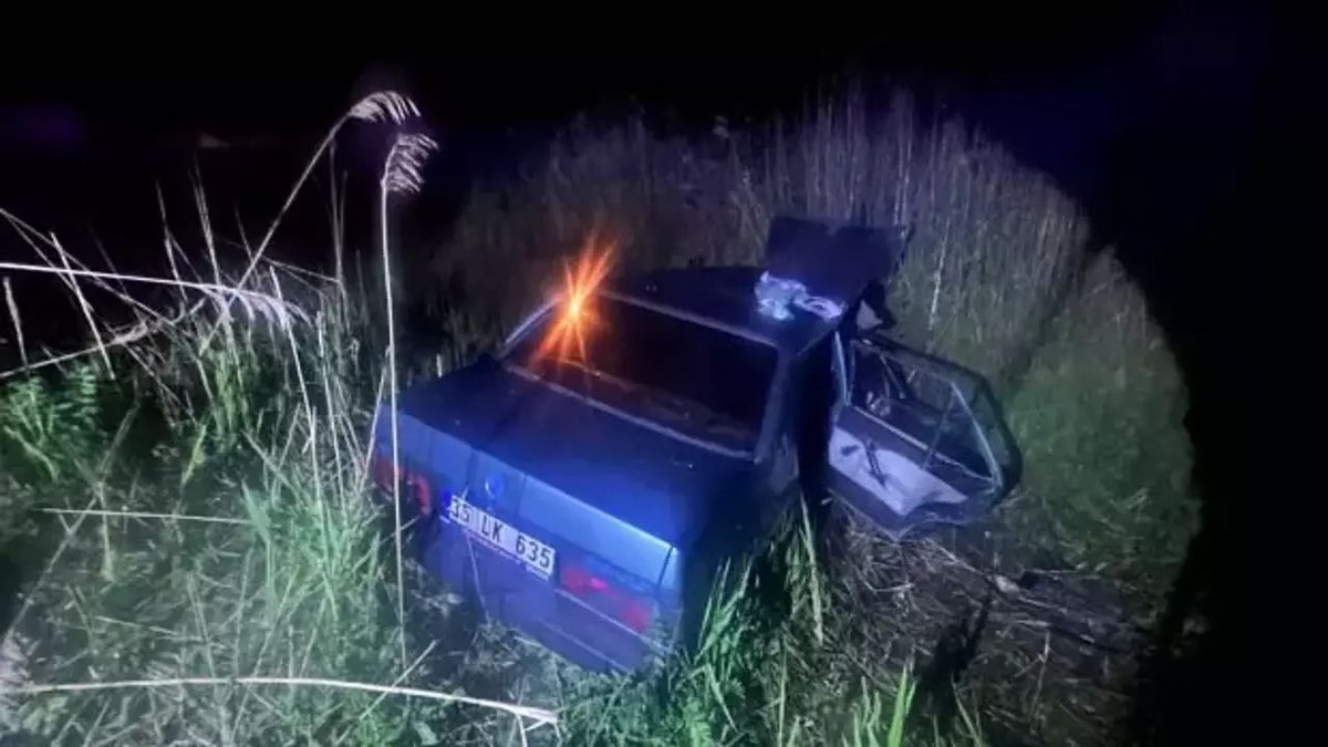 Manisa’da Feci Kaza: Otomobil Kanala Uçtu, İki Ölü, Altı Yaralı