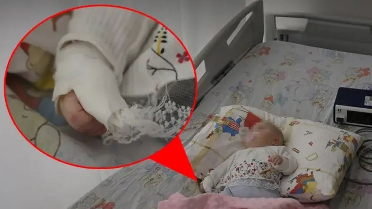 Hatay’da Şok Olay! 5 Aylık Bebeğin Parmağı Serum İşleminde Kesildi