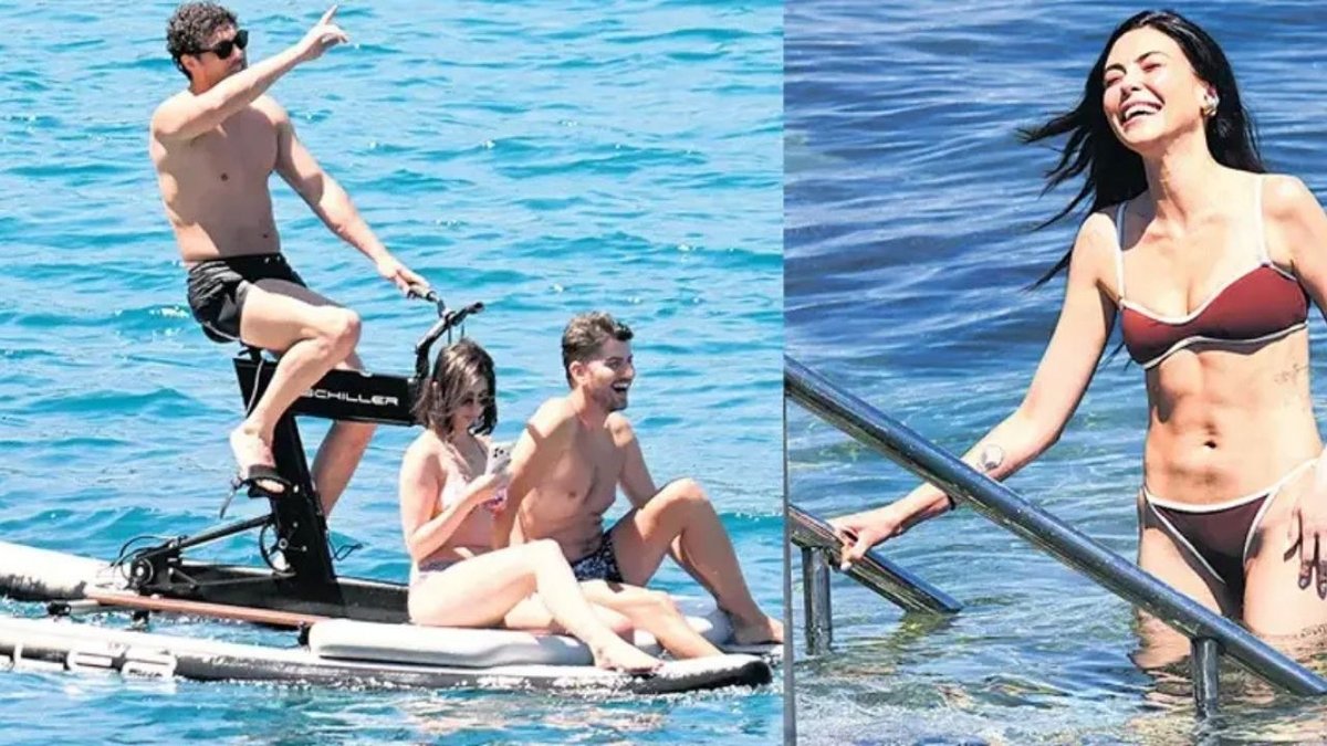 Kumsalda Aşk Dolu Anlar! Ünlü Çiftler Bodrum’da Romantizmin Tadını Çıkardı