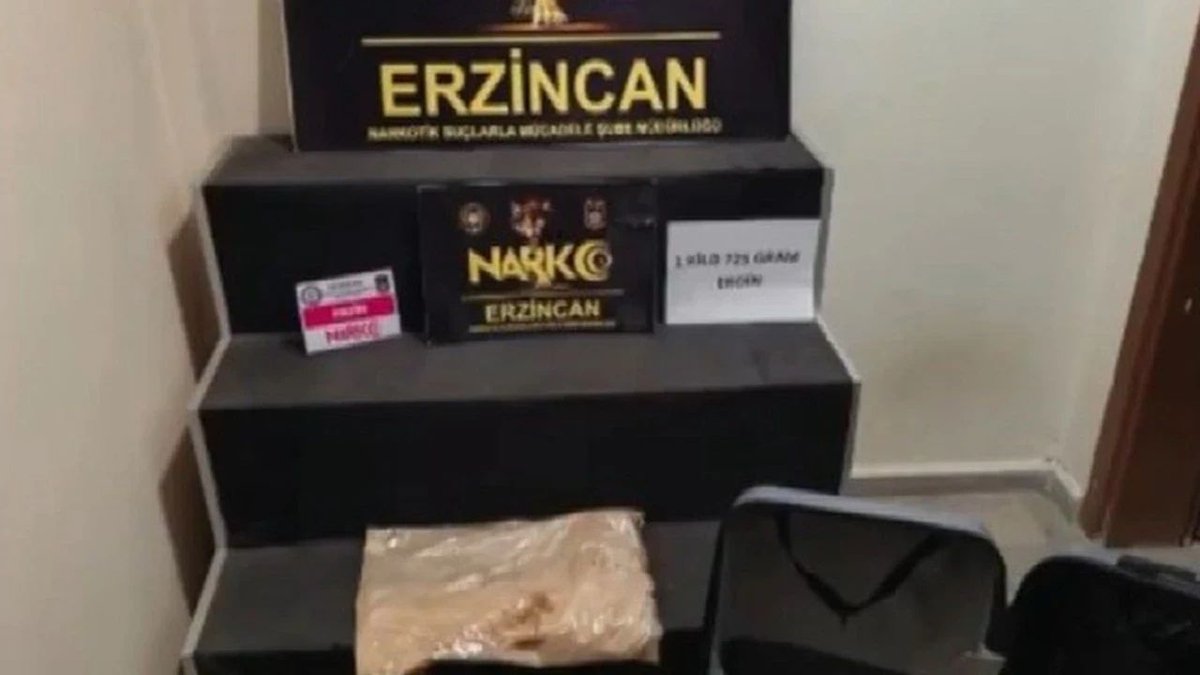 Erzincan’da Uyuşturucuya Darbe! 1 Kilo 725 Gram Eroin Ele Geçirildi (Şüpheli Tutuklandı)