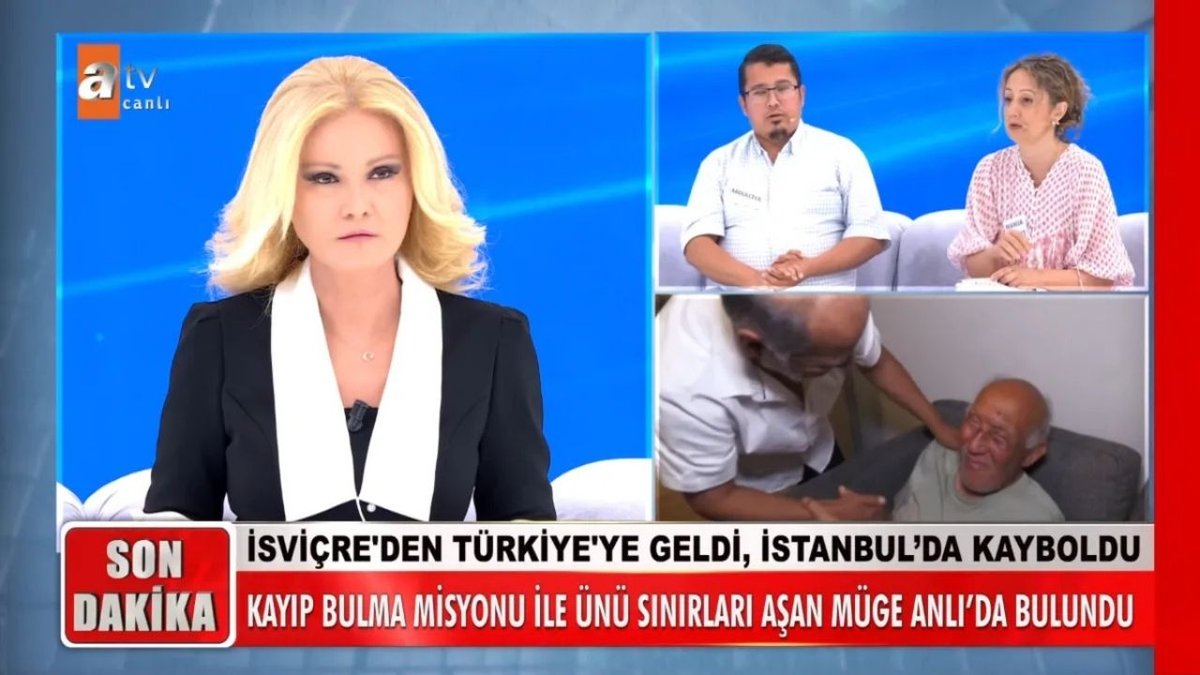 Müge Anlı Programında Mutlu Son: İsviçreli Kayıp Said Jaffar 8 Gün Sonra Bulundu