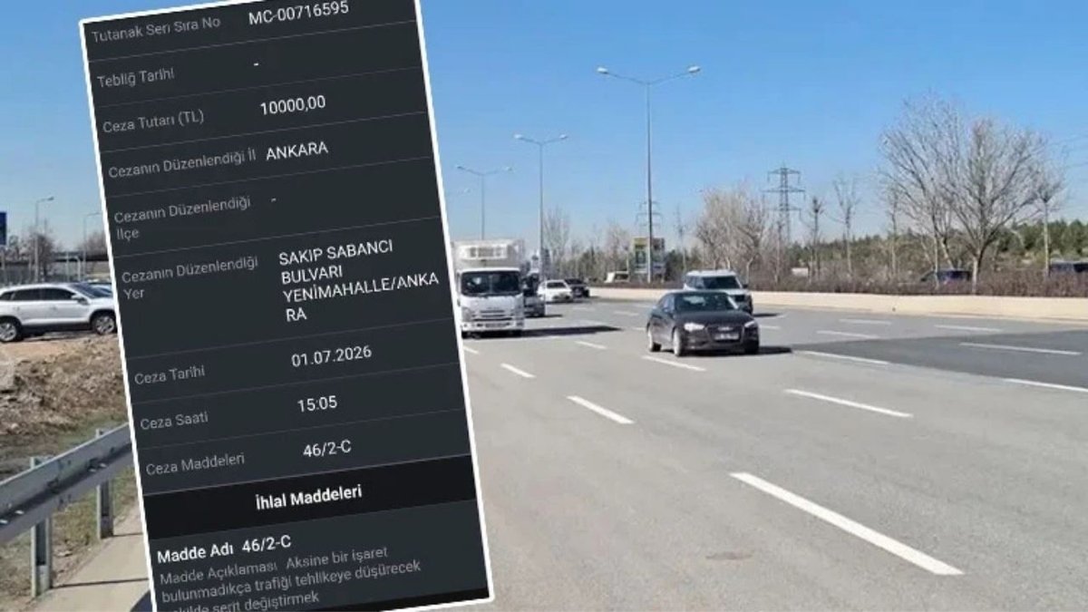 Görüntüsüz trafik cezası mahkemeden döndü! 10 bin liralık yaptırım iptal edildi
