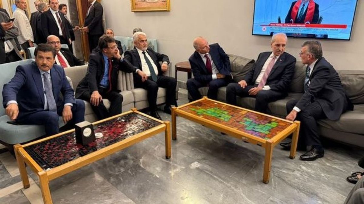 TBMM Başkanı Kurtulmuş, İktidar Ve Muhalefet Kulislerini Ziyaret Etti