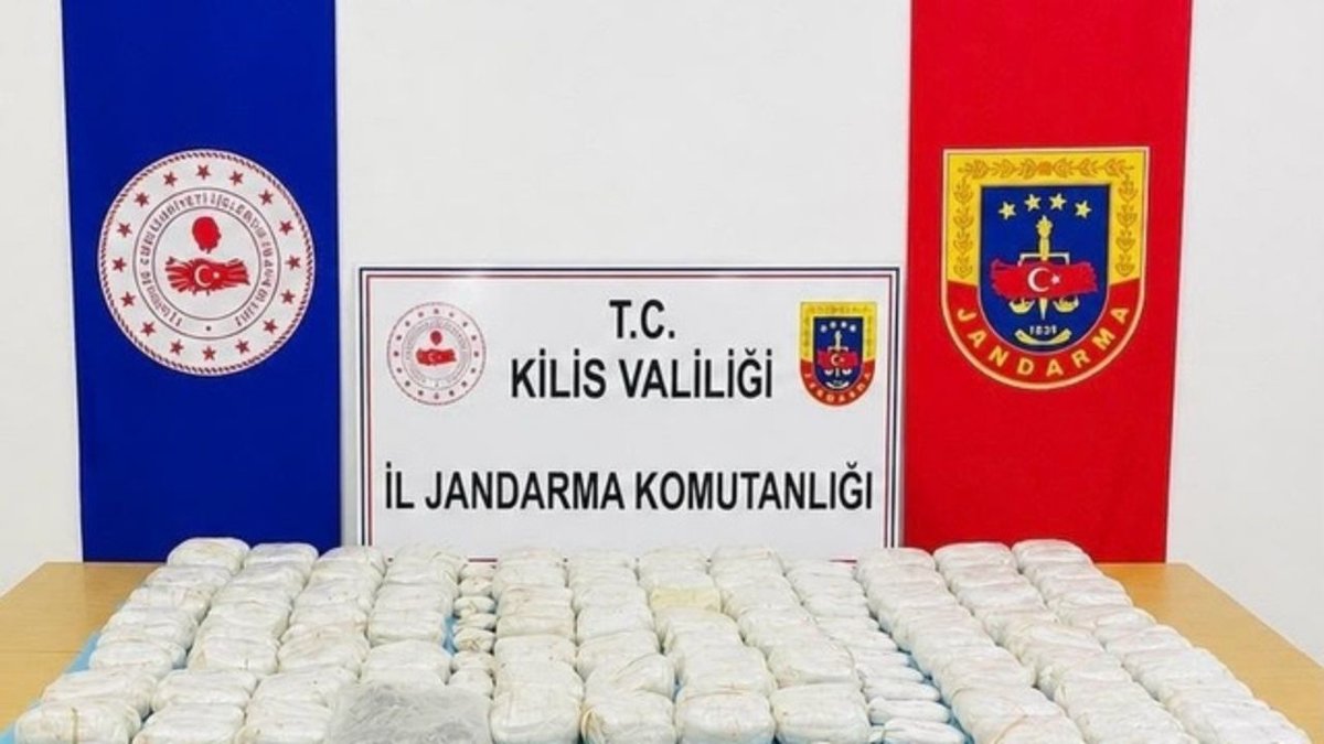 Kilis’te Uyuşturucu Operasyonu: 90,5 Kilogram Madde Ele Geçirildi