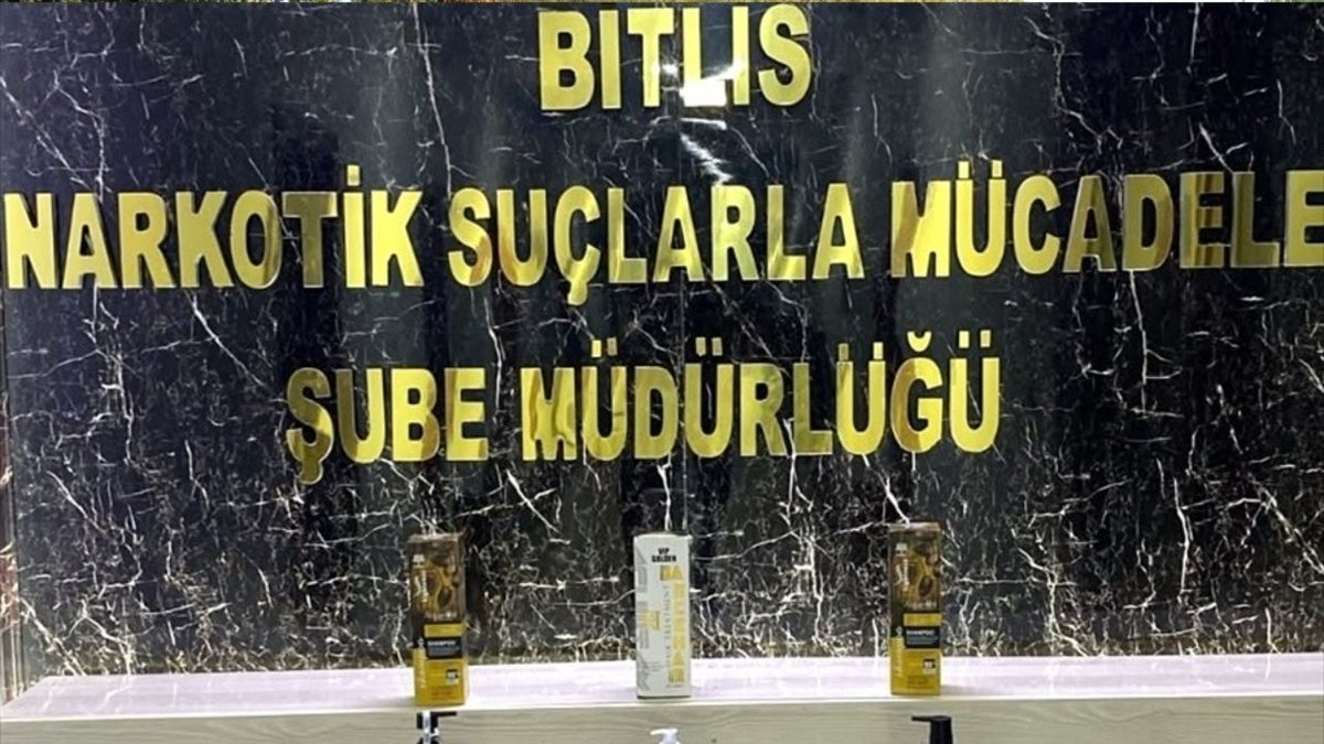 Bitlis’te Şampuan Şişelerine Gizlenen Uyuşturucu Ele Geçirildi