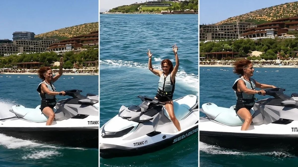 Yıldız Tilbe’den Bodrum’da Jet Ski Şovu! “Yapay Zeka” Yorumlarına Videolu Yanıt