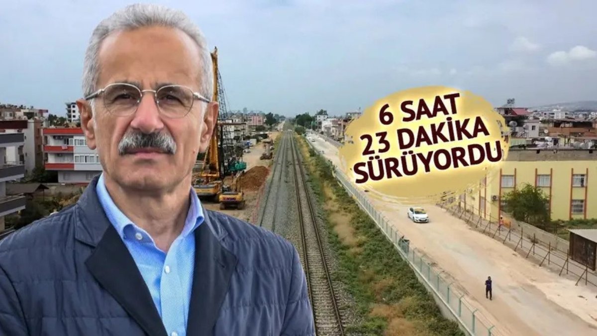 Hızlı Tren Müjdesi: Mersin-Gaziantep Arası 2 Saat 15 Dakikaya Düşecek