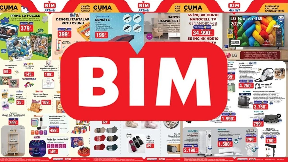 BİM Aktüel Ürünler Kataloğu 25-26-28 Ağustos 2026: Bu Hafta BİM'de Hangi Ürünler Var
